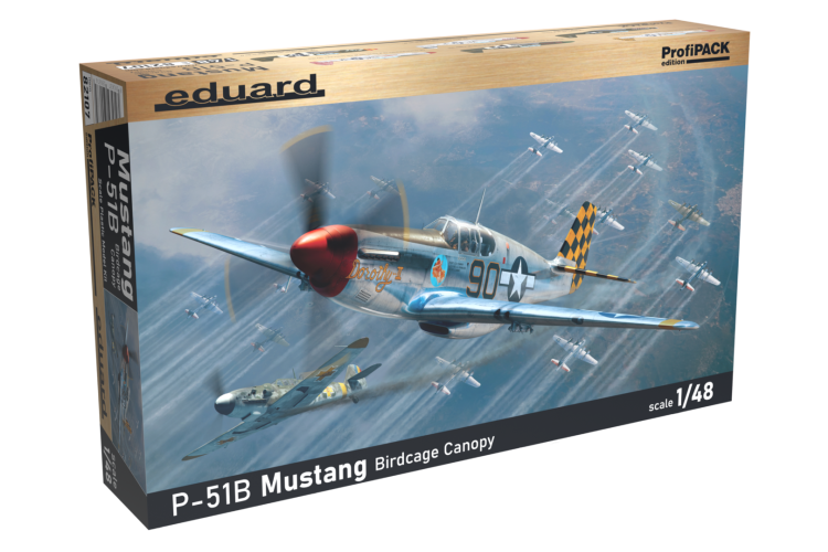 1:48 Eduard 82107 North American Mustang P-51B Mustang Birdcage Canopy - The ProfiPACK Edition - Edu82107 10 - EDU82107