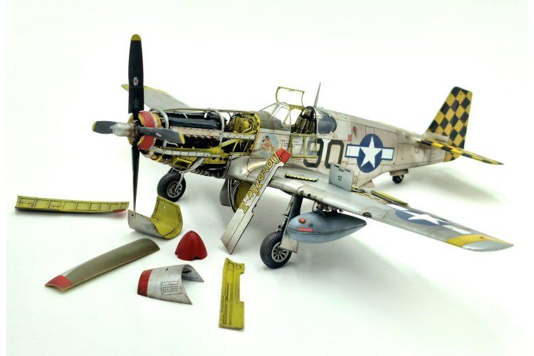 1:48 Eduard 82107 North American Mustang P-51B Mustang Birdcage Canopy - The ProfiPACK Edition - Edu82107 33 - EDU82107