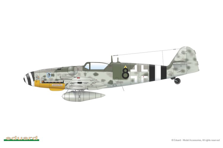 1:48 Eduard 82118 Messerschmitt Bf 109G-14 - ProfiPACK Edition - Duits Jachtvliegtuig - Edu82118 6 - EDU82118