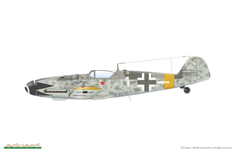 1:48 Eduard 82118 Messerschmitt Bf 109G-14 - ProfiPACK Edition - Duits Jachtvliegtuig - Edu82118 7 - EDU82118