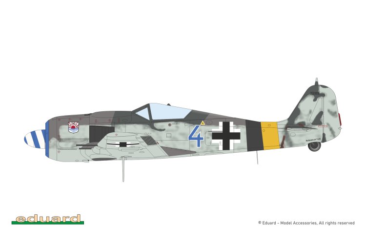 1:48 Eduard 82147 Focke-Wulf Fw 190A-8 - ProfiPACK Edition - Duits Jachtvliegtuig - Edu82147 13 - EDU82147