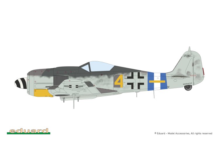 1:48 Eduard 82147 Focke-Wulf Fw 190A-8 - ProfiPACK Edition - Duits Jachtvliegtuig - Edu82147 16 - EDU82147