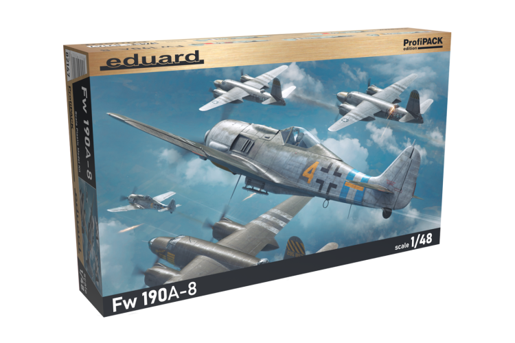 1:48 Eduard 82147 Focke-Wulf Fw 190A-8 - ProfiPACK Edition - Duits Jachtvliegtuig - Edu82147 2 - EDU82147