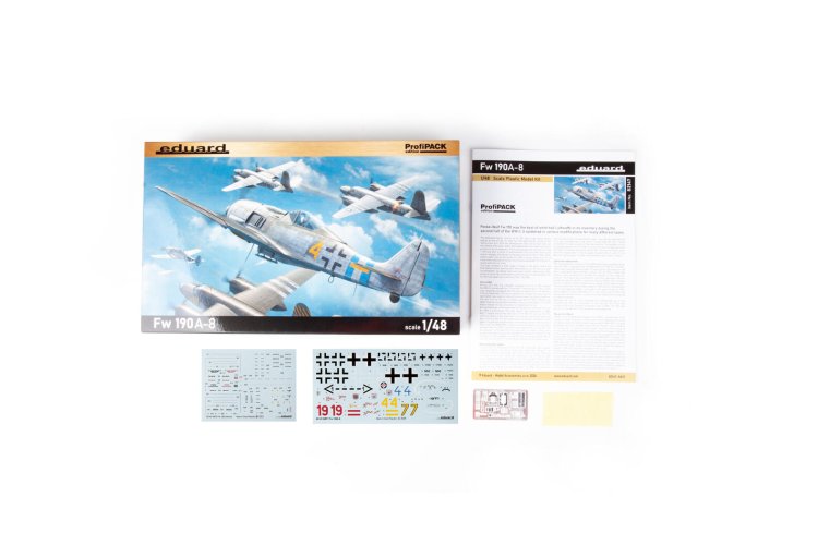 1:48 Eduard 82147 Focke-Wulf Fw 190A-8 - ProfiPACK Edition - Duits Jachtvliegtuig - Edu82147 3 - EDU82147
