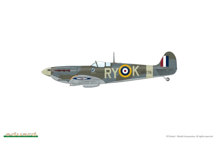 1:48 Eduard 82156 Supermarine Spitfire Mk.Vb Late - ProfiPACK Edition - Brits Jachtvliegtuig - Edu82156 14 - EDU82156