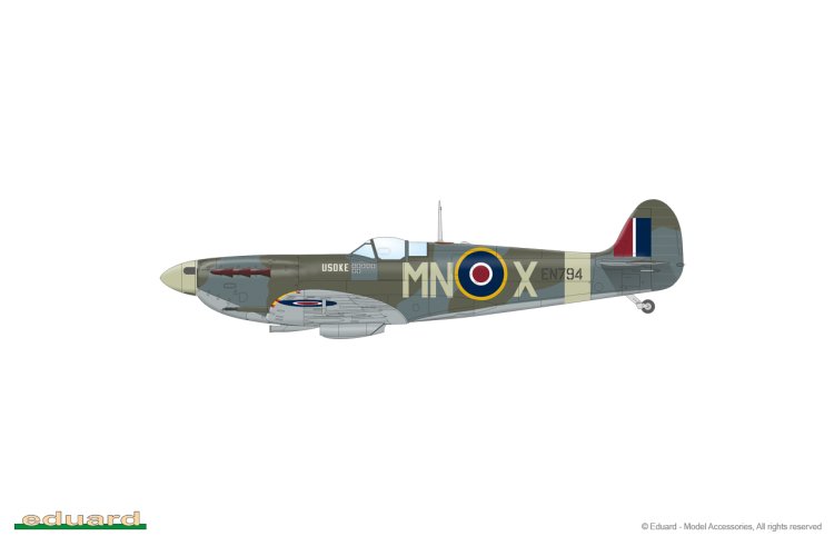 1:48 Eduard 82156 Supermarine Spitfire Mk.Vb Late - ProfiPACK Edition - Brits Jachtvliegtuig - Edu82156 16 - EDU82156