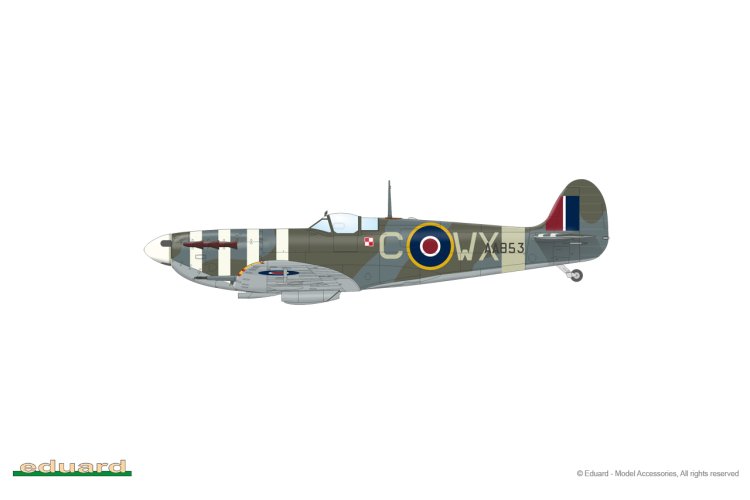 1:48 Eduard 82156 Supermarine Spitfire Mk.Vb Late - ProfiPACK Edition - Brits Jachtvliegtuig - Edu82156 17 - EDU82156