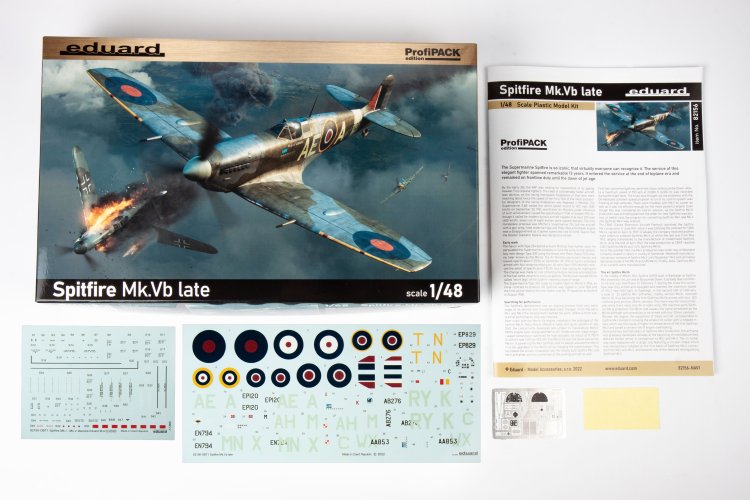 1:48 Eduard 82156 Supermarine Spitfire Mk.Vb Late - ProfiPACK Edition - Brits Jachtvliegtuig - Edu82156 3 - EDU82156