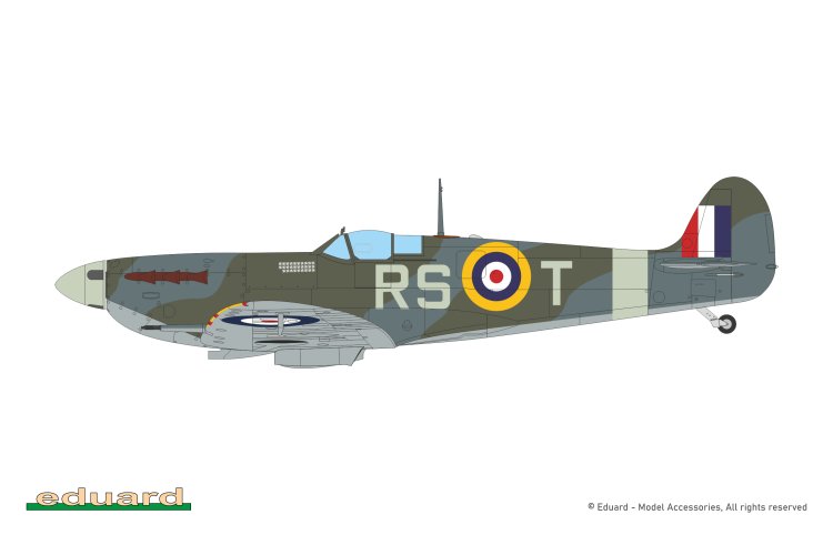1:48 Eduard 82157 Supermarine Spitfire Mk.Vb Mid &ndash; ProfiPACK Edition WWII &ndash; British Propeller Aircraft - Edu82157 13 - EDU82157