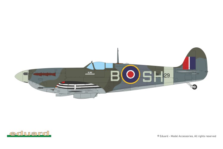 1:48 Eduard 82157 Supermarine Spitfire Mk.Vb Mid &ndash; ProfiPACK Edition WWII &ndash; British Propeller Aircraft - Edu82157 17 - EDU82157
