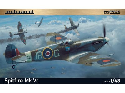 1:48 Eduard 82158 Supermarine Spitfire Mk.Vc - ProfiPACK Edition - Brits Jachtvliegtuig - Edu82158 1 - EDU82158