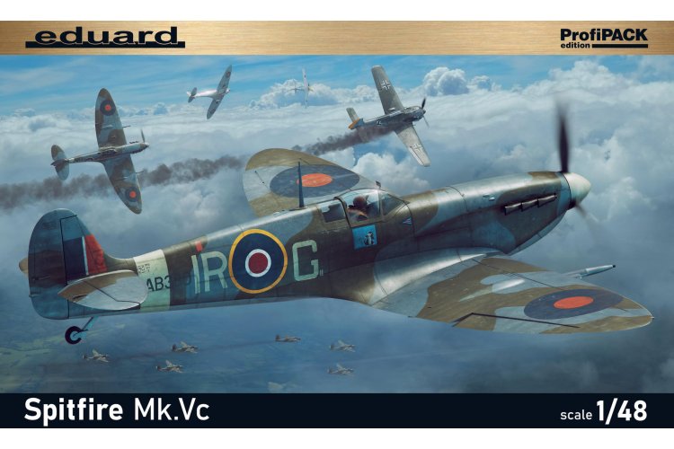 1:48 Eduard 82158 Supermarine Spitfire Mk.Vc - ProfiPACK Edition - Brits Jachtvliegtuig - Edu82158 1 - EDU82158
