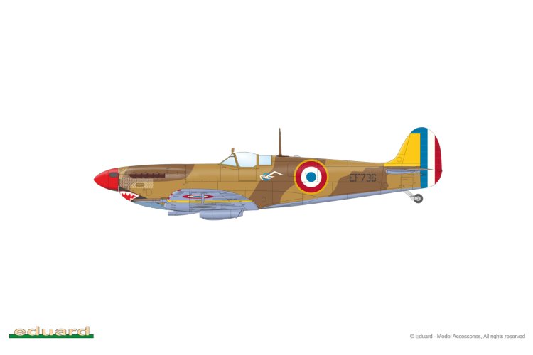 1:48 Eduard 82158 Supermarine Spitfire Mk.Vc - ProfiPACK Edition - Brits Jachtvliegtuig - Edu82158 17 - EDU82158
