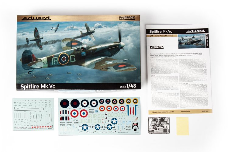 1:48 Eduard 82158 Supermarine Spitfire Mk.Vc - ProfiPACK Edition - Brits Jachtvliegtuig - Edu82158 3 - EDU82158