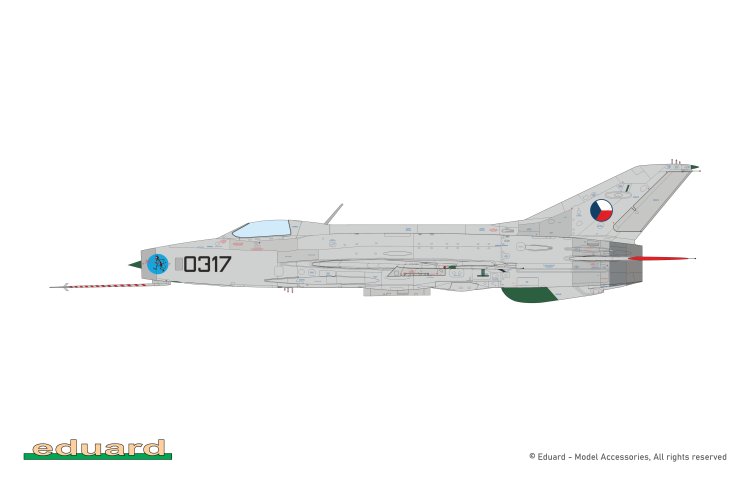 1:48 Eduard 82191 Mikoyan-Gurevich MiG-21F-13 - ProfiPACK - Sovjet Straaljager - Edu82191 5 - EDU82191
