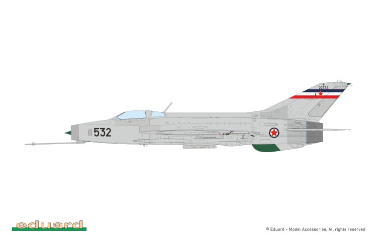 1:48 Eduard 82191 Mikoyan-Gurevich MiG-21F-13 - ProfiPACK - Sovjet Straaljager - Edu82191 8 - EDU82191