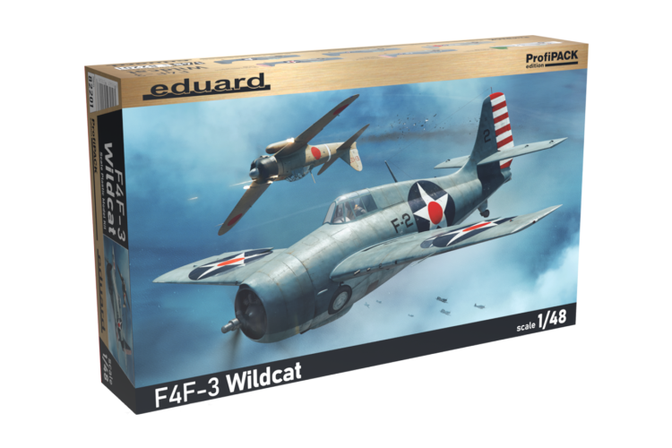 1:48 Eduard 82201 Grumman F4F-3 Wildcat - ProfiPACK Edition - Amerikaans Jachtvliegtuig - Edu82201 2 - EDU82201