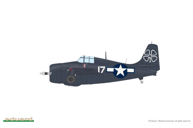 1:48 Eduard 82205 Grumman F4F Wildcat - FM-2 Wildcat - ProfiPACK Edition - Propeller Vliegtuig - Edu82205 2 - EDU82205