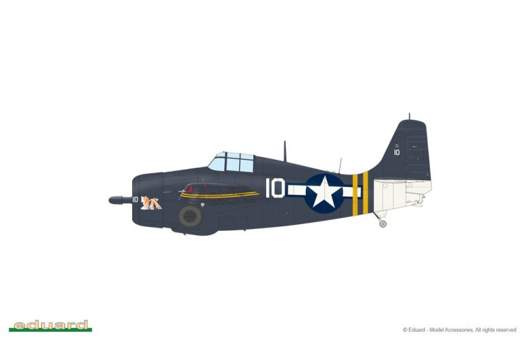 1:48 Eduard 82205 Grumman F4F Wildcat - FM-2 Wildcat - ProfiPACK Edition - Propeller Vliegtuig - Edu82205 3 - EDU82205