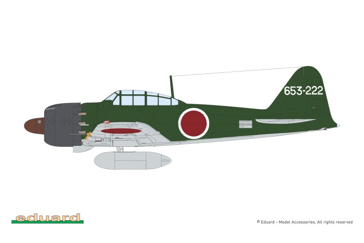1:48 Eduard 82216 Mitsubishi A6M5 Zero Type 52a - Model 52 Kō WWII - ProfiPACK Edition - Japanese Aircraft - Edu82216 13 - EDU82216