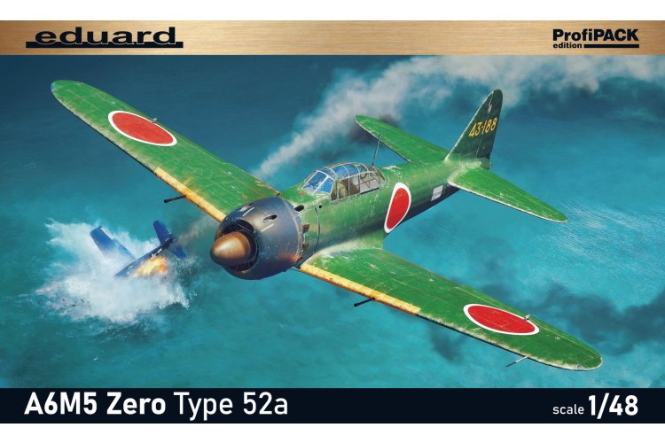 1:48 Eduard 82216 Mitsubishi A6M5 Zero Type 52a - Model 52 Kō WWII - ProfiPACK Edition - Japanese Aircraft - Edu82216 2 - EDU82216