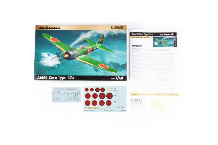 1:48 Eduard 82216 Mitsubishi A6M5 Zero Type 52a - Model 52 Kō WWII - ProfiPACK Edition - Japanese Aircraft - Edu82216 3 - EDU82216