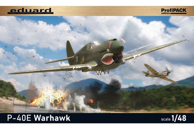 1:48 Eduard 82241 Curtiss P-40E Warhawk - Propellervliegtuig - Edu82241 1 - EDU82241