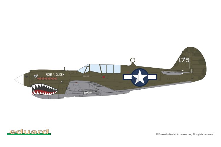 1:48 Eduard 82242 Curtiss P-40N Warhawk WWII - Amerikaans Propellervliegtuig - Edu82242 16 - EDU82242
