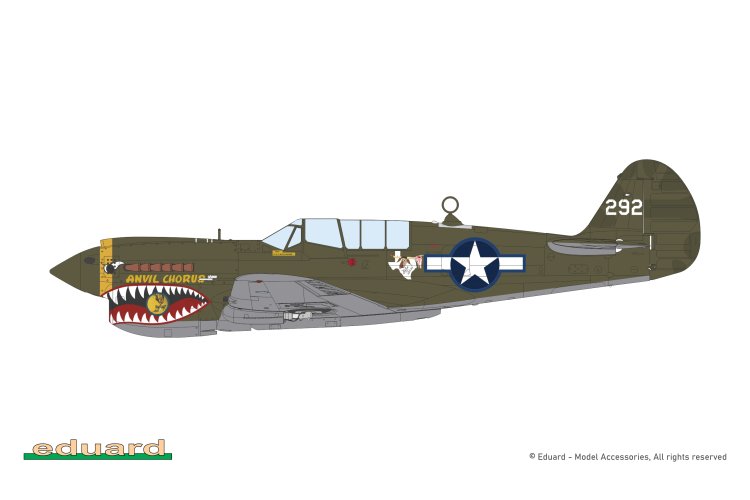 1:48 Eduard 82242 Curtiss P-40N Warhawk WWII - Amerikaans Propellervliegtuig - Edu82242 18 - EDU82242