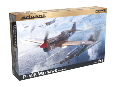1:48 Eduard 82243 Curtiss P-40K Warhawk Short Tail - ProfiPACK Edition - American Fighter Aircraft - Edu82243 1 - EDU82243