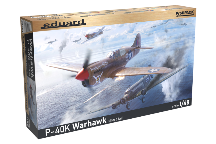 1:48 Eduard 82243 Curtiss P-40K Warhawk Short Tail - ProfiPACK Edition - American Fighter Aircraft - Edu82243 1 - EDU82243