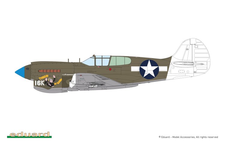1:48 Eduard 82243 Curtiss P-40K Warhawk Short Tail - ProfiPACK Edition - American Fighter Aircraft - Edu82243 3 - EDU82243