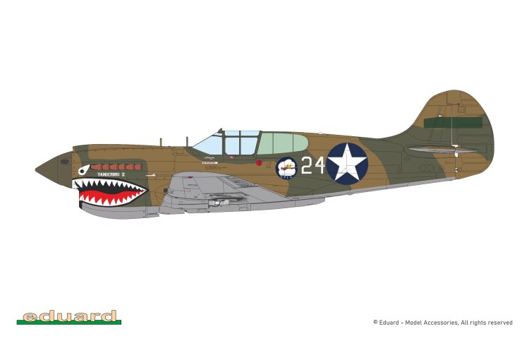 1:48 Eduard 82243 Curtiss P-40K Warhawk Short Tail - ProfiPACK Edition - American Fighter Aircraft - Edu82243 6 - EDU82243