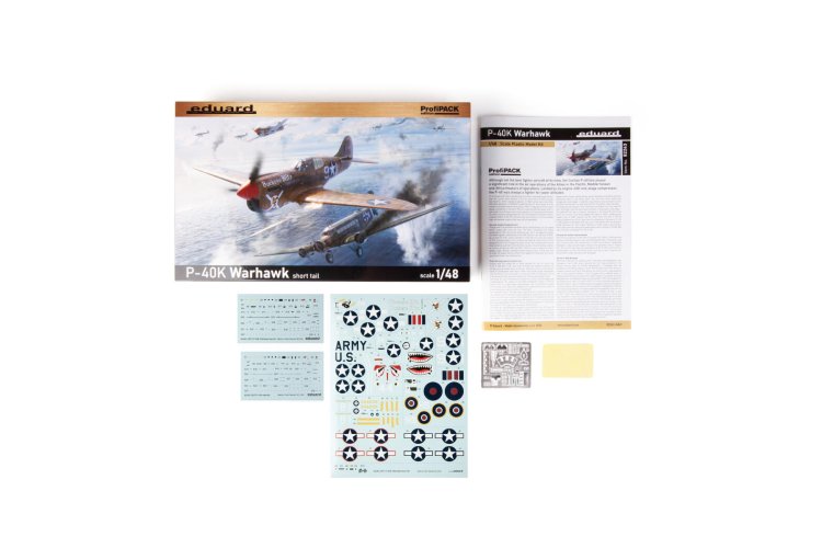 1:48 Eduard 82243 Curtiss P-40K Warhawk Short Tail - ProfiPACK Edition - American Fighter Aircraft - Edu82243 9 - EDU82243