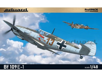 1:48 Eduard 8261 Messerschmitt Bf 109E-1 - ProfiPACK Edition - Duits Jachtvliegtuig - Edu8261 1 - EDU8261