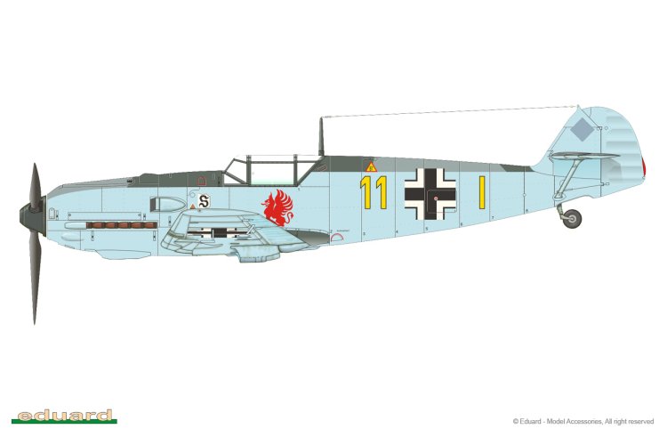 1:48 Eduard 8261 Messerschmitt Bf 109E-1 - ProfiPACK Edition - Duits Jachtvliegtuig - Edu8261 15 - EDU8261