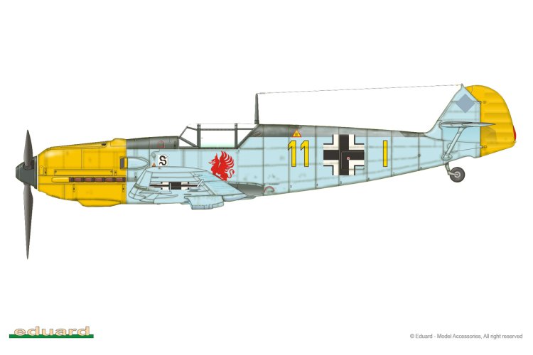 1:48 Eduard 8261 Messerschmitt Bf 109E-1 - ProfiPACK Edition - Duits Jachtvliegtuig - Edu8261 16 - EDU8261