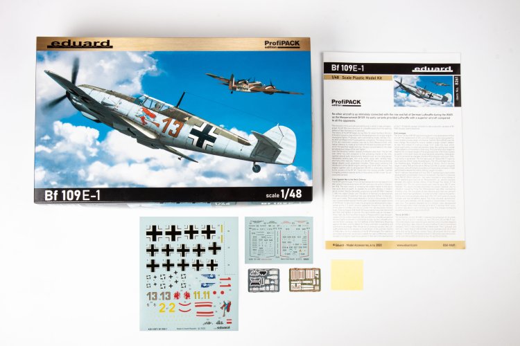 1:48 Eduard 8261 Messerschmitt Bf 109E-1 - ProfiPACK Edition - Duits Jachtvliegtuig - Edu8261 3 - EDU8261