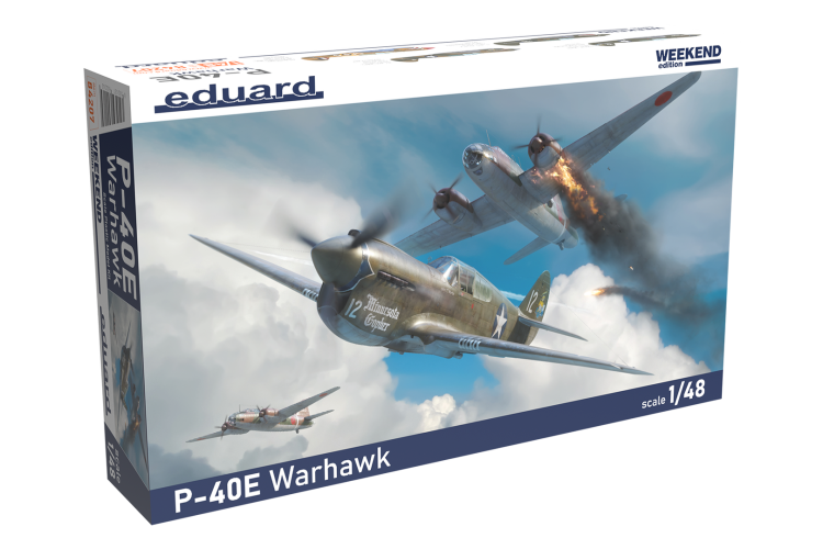 1:48 Eduard 84207 Curtiss P-40E Warhawk WWII - Weekend Edition - Amerikaans Vliegtuig - Edu84207 1 - EDU84207