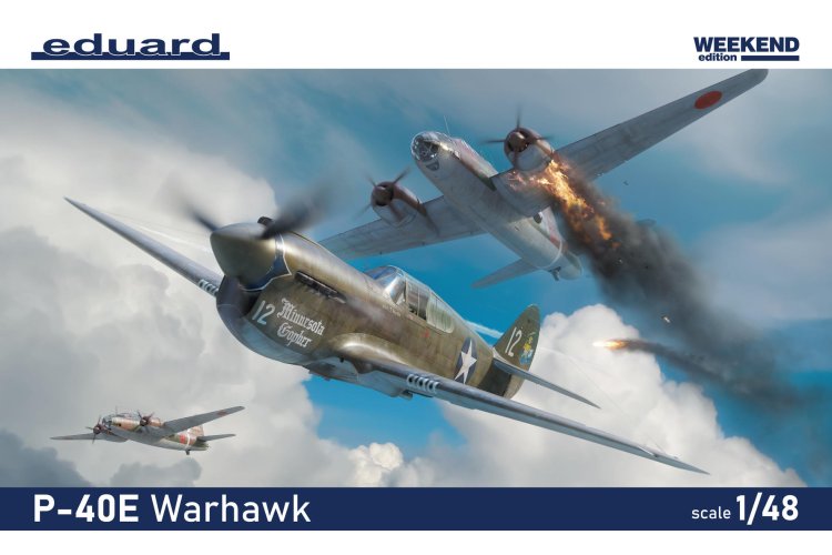 1:48 Eduard 84207 Curtiss P-40E Warhawk WWII - Weekend Edition - Amerikaans Vliegtuig - Edu84207 2 - EDU84207