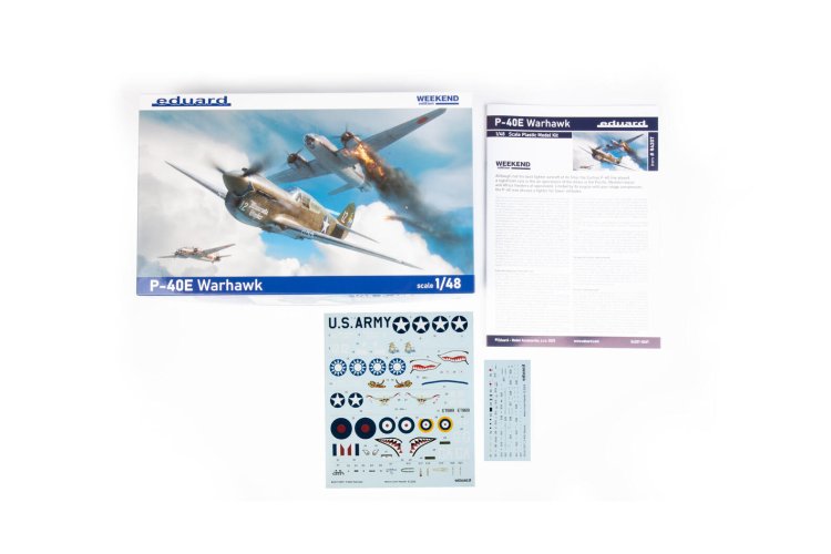 1:48 Eduard 84207 Curtiss P-40E Warhawk WWII - Weekend Edition - Amerikaans Vliegtuig - Edu84207 3 - EDU84207