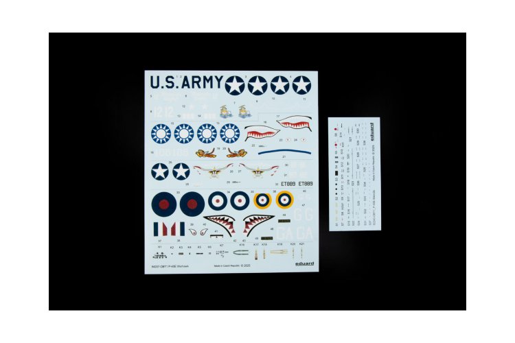 1:48 Eduard 84207 Curtiss P-40E Warhawk WWII - Weekend Edition - Amerikaans Vliegtuig - Edu84207 5 - EDU84207