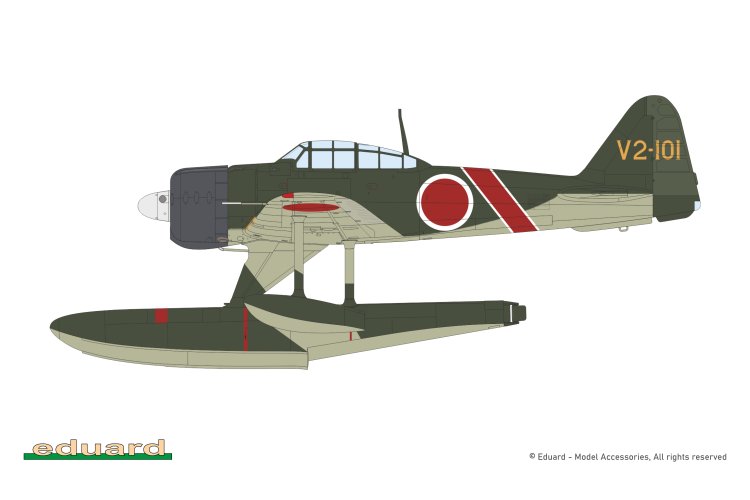 1:48 Eduard 84208 Nakajima A6M2-N Rufe - Weekend Edition WWII - Japans Propellervliegtuig - Edu84208 14 - EDU84208