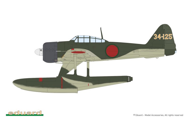 1:48 Eduard 84208 Nakajima A6M2-N Rufe - Weekend Edition WWII - Japans Propellervliegtuig - Edu84208 15 - EDU84208