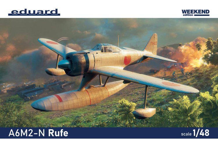 1:48 Eduard 84208 Nakajima A6M2-N Rufe - Weekend Edition WWII - Japans Propellervliegtuig - Edu84208 2 - EDU84208