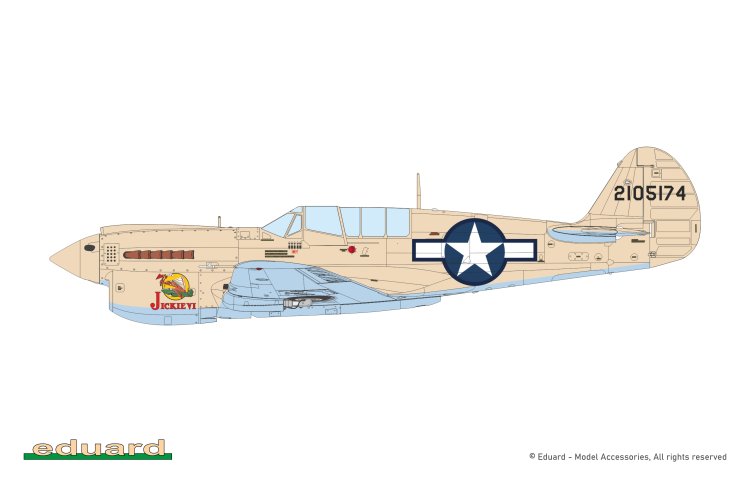 1:48 Eduard 84210 Curtiss P-40N Warhawk - Weekend Edition - Amerikaans Propellervliegtuig - Edu84210 13 - EDU84210