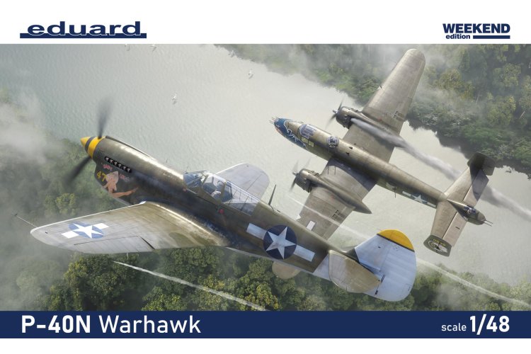 1:48 Eduard 84210 Curtiss P-40N Warhawk - Weekend Edition - Amerikaans Propellervliegtuig - Edu84210 2 - EDU84210