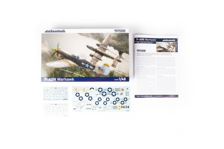 1:48 Eduard 84210 Curtiss P-40N Warhawk - Weekend Edition - Amerikaans Propellervliegtuig - Edu84210 3 - EDU84210