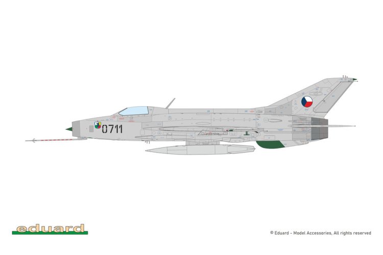 1:48 Eduard 84213 Mikoyan-Gurevich MiG-21F-13 Fishbed - Weekend Edition - Sovjet Straaljager - Edu84213 2 - EDU84213