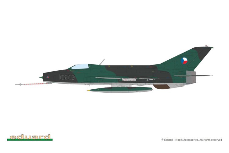 1:48 Eduard 84213 Mikoyan-Gurevich MiG-21F-13 Fishbed - Weekend Edition - Sovjet Straaljager - Edu84213 3 - EDU84213